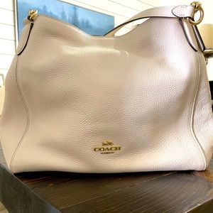 Brand new without tags white coach purse